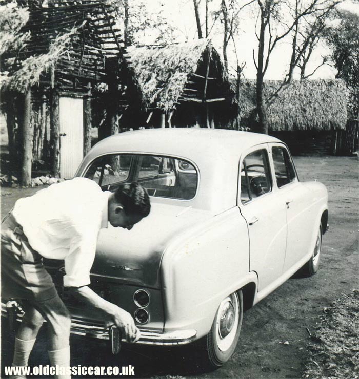 A new Austin A50 Cambridge of 1954-1957 and other examples.