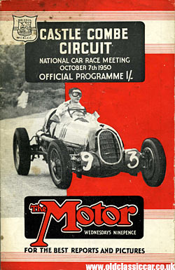 Alfa Romeo on the Castle Combe race programme