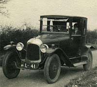 Three-seater Citroen Type A in 1927