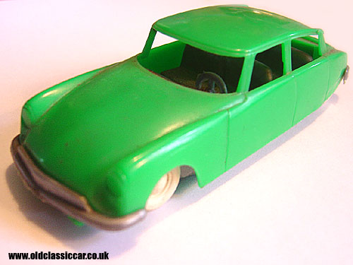 Green plastic Citroen