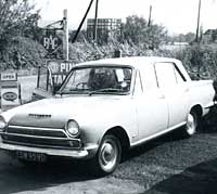 A four-door Cortina seen in 1967