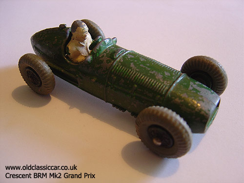 Repainted toy BRM racing car