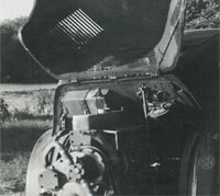 Crossley Streamline's engine.