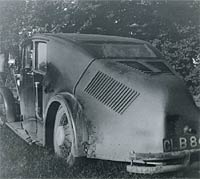 Rear view of the Crossley.