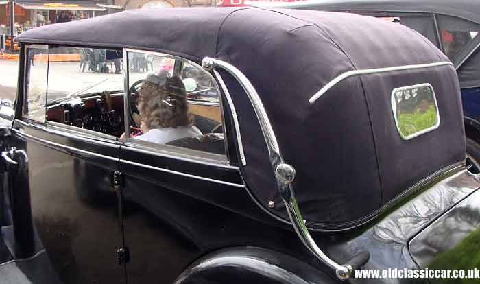 A look at this pre-war Daimler's hood