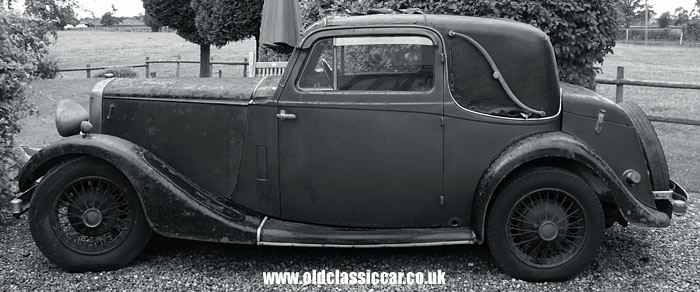 Side view of the Daimler 15 coupe