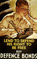 Sign for Defence Bonds in the war