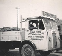 Dennis dropside lorry