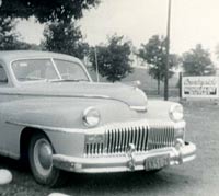 Front view of the car