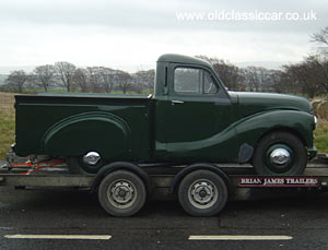 Austin Devon Pickup - drivers side, on the trailer