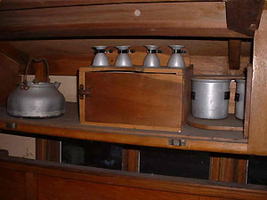 Even the original brewing gear is still in place within this Eccles