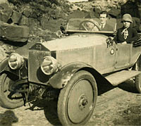 An Eric Campbell motor-car