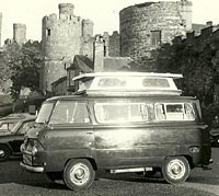 A 400E camper van in Wales