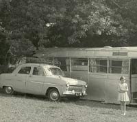 An old coach converted into a holiday home