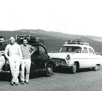 A classic Mk2 Consul and a Minor