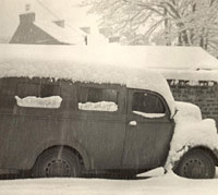 E83W covered in snow