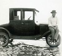 A gent and his Model T Coupe