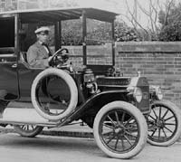 Ford Model T taxi cab