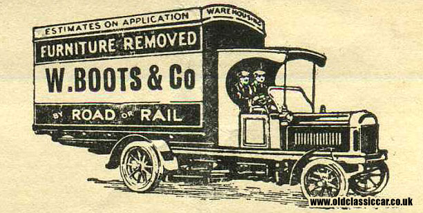 Classic furniture lorry