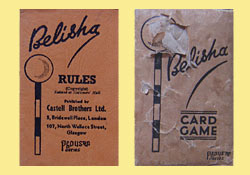 1930s Belisha card game