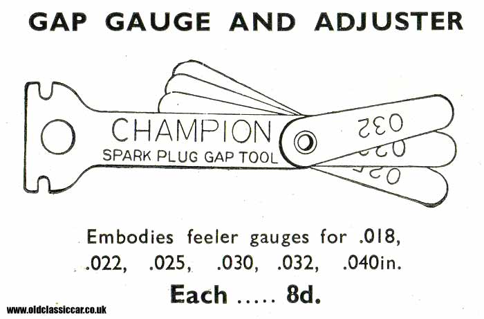 Champion plugs 'for vehicles'.