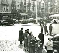 Cars in a street