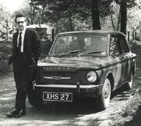 Frontal view of the Hillman Imp