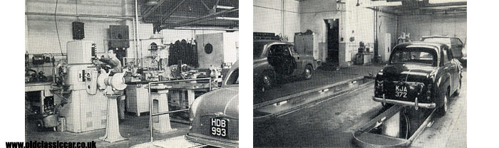Standard cars at Hollingdrake garage in Stockport