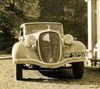 Front view of the Terraplane