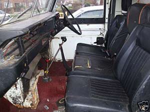 Land Rover interior