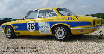 Jaguar XJ Series 1 saloon car raced by Jim Shea