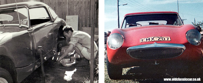 Fibreglass hardtop and bonnet