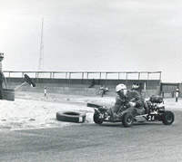 Another historic kart racing scene