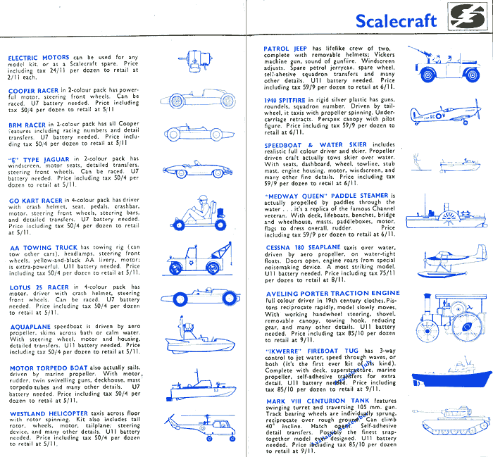 Scalecraft catalogue