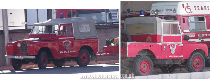Land Rover fire appliances