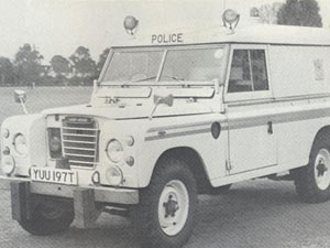 Land Rover original used by the Met in London