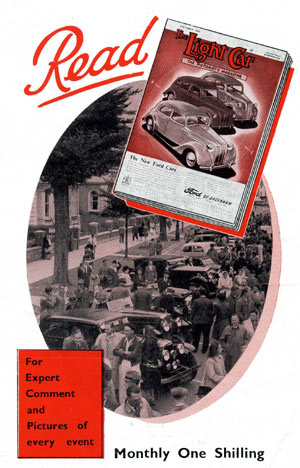 Ad for Light Car magazine
