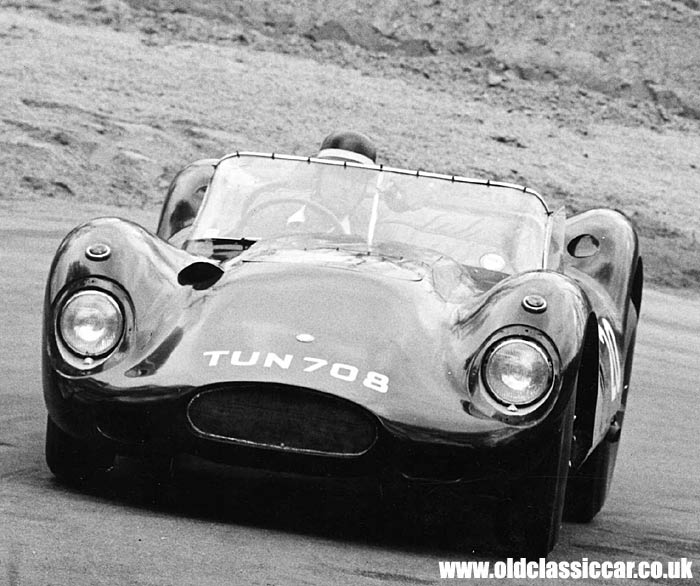a Lister Jaguar sports racing car