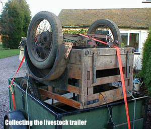 livestock trailer based on Austin 7