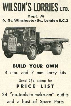 Model lorries