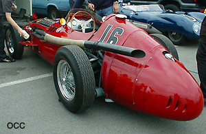 A Maser being prepped at Oulton Park