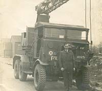 An AEC Matador lorry serving with the RAF at North Weald