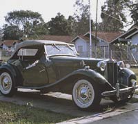 MG TD sportscar