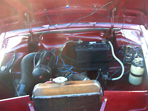 Minx engine bay