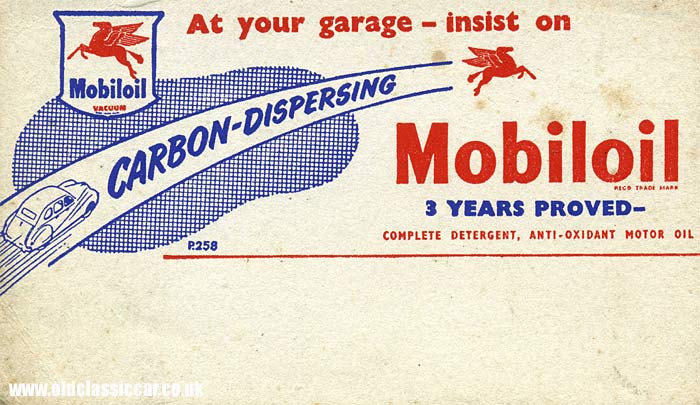 Mobil car oils