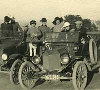 A pair of Model T Fords in the USA