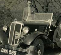 A Morris tourer seen in Wales