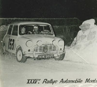 Morris Mini Minor on the Monte Carlo Rally