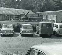 Two Minis and a Spitfire - at National Motor Museum perhaps?