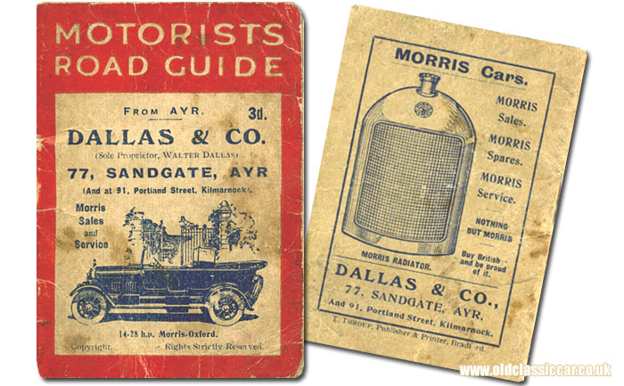 Four seater Bullnose Morris Oxford touring car